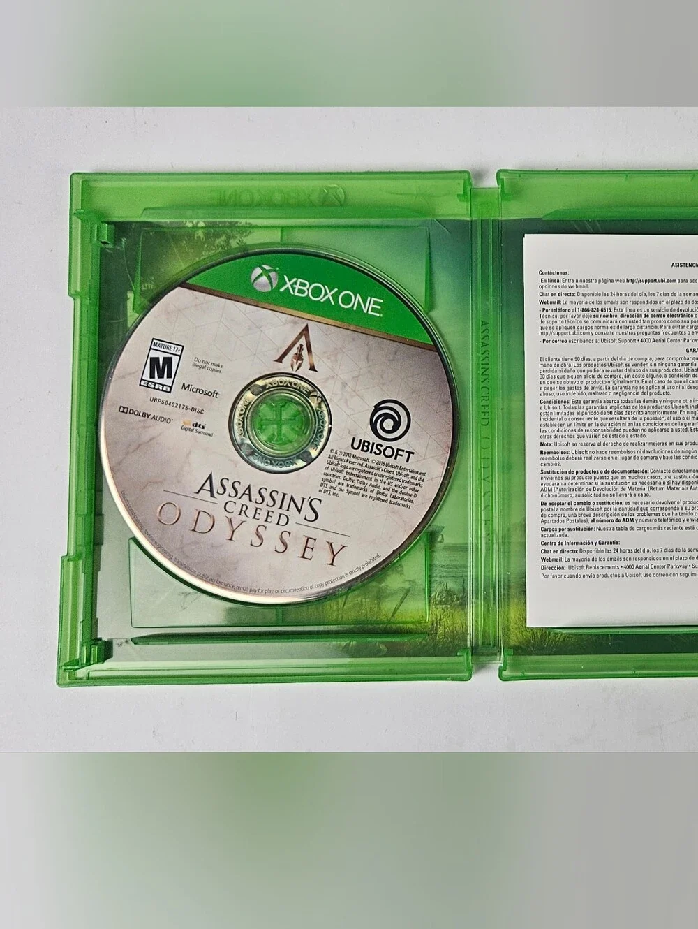 Assassin's Creed Odyssey Xbox One - (Green Case)
